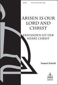 Arisen Is Our Lord and Christ SSATB choral sheet music cover Thumbnail